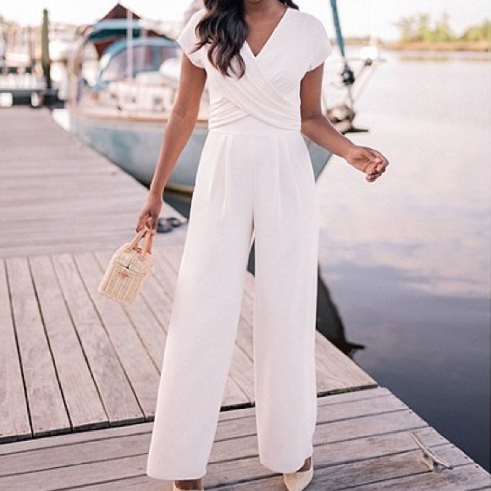 Gal Meets Glam White Jumpsuit